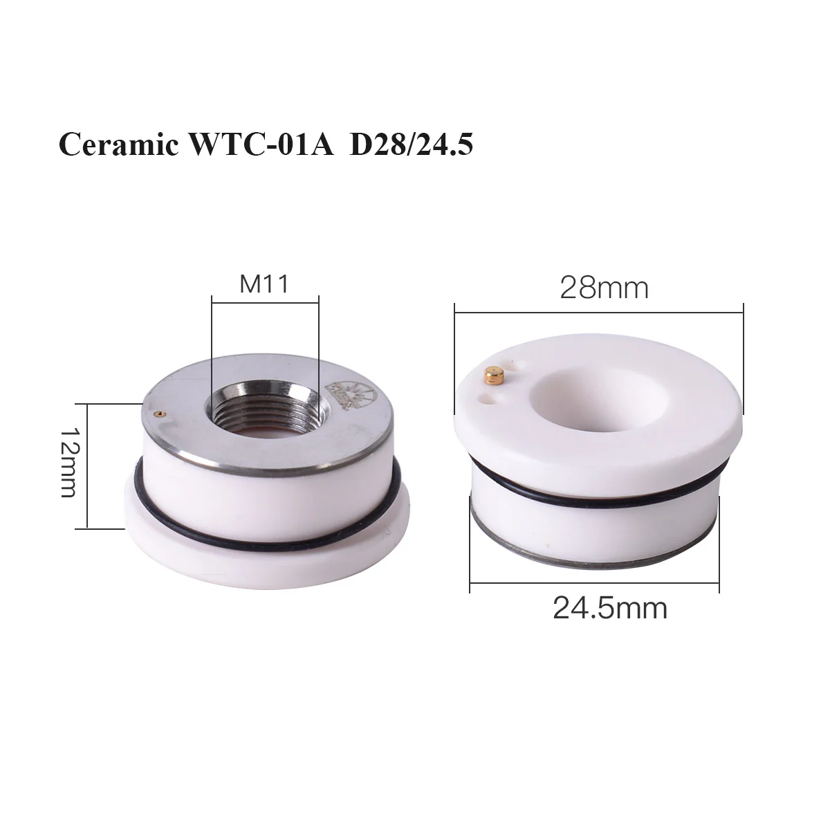 Original Insulator / Ceramic Part WTC-01A D28/24.5 - Image 4