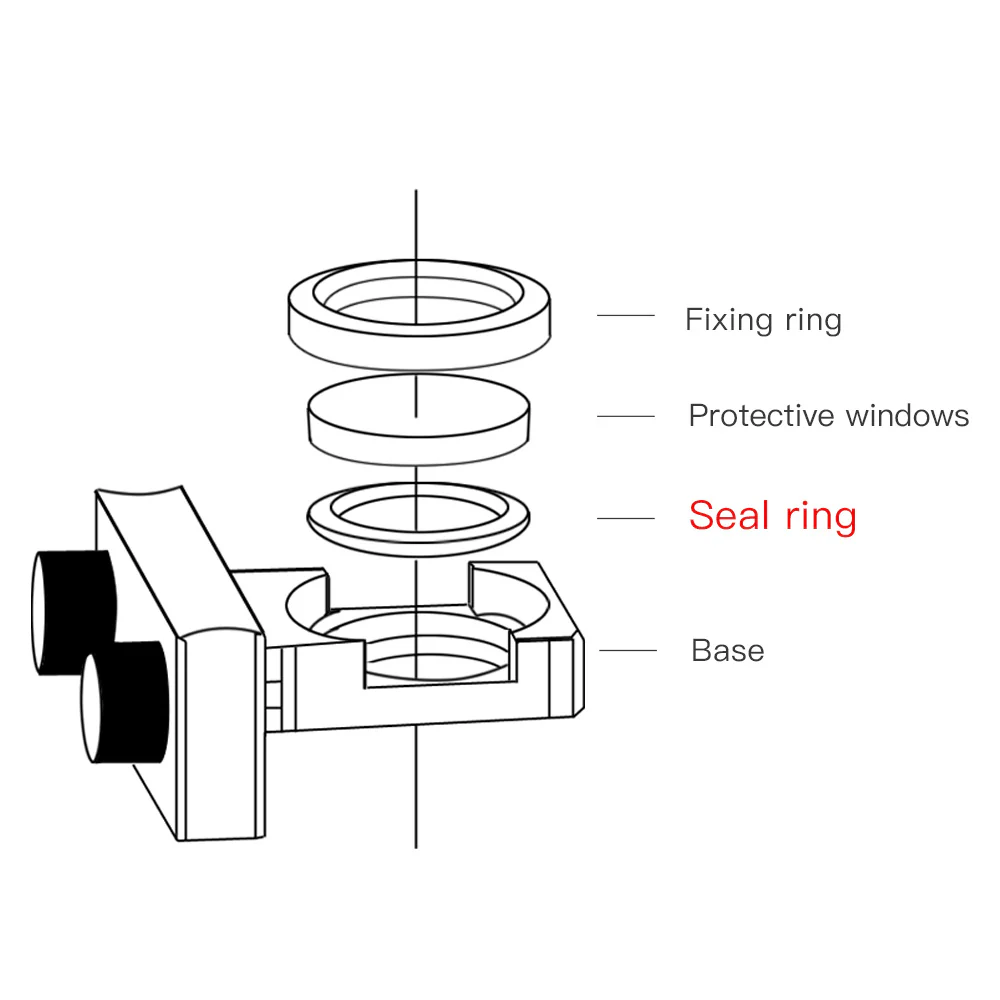Raytools-Dichtungsring 42,5 × 34,5 × 3,2 mm (für Optik 37-7) – Bild 5